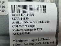 Mercedes CLK 320 CDI W209  224ps Motorsteuergerät ECU A6421507041 Bild 6