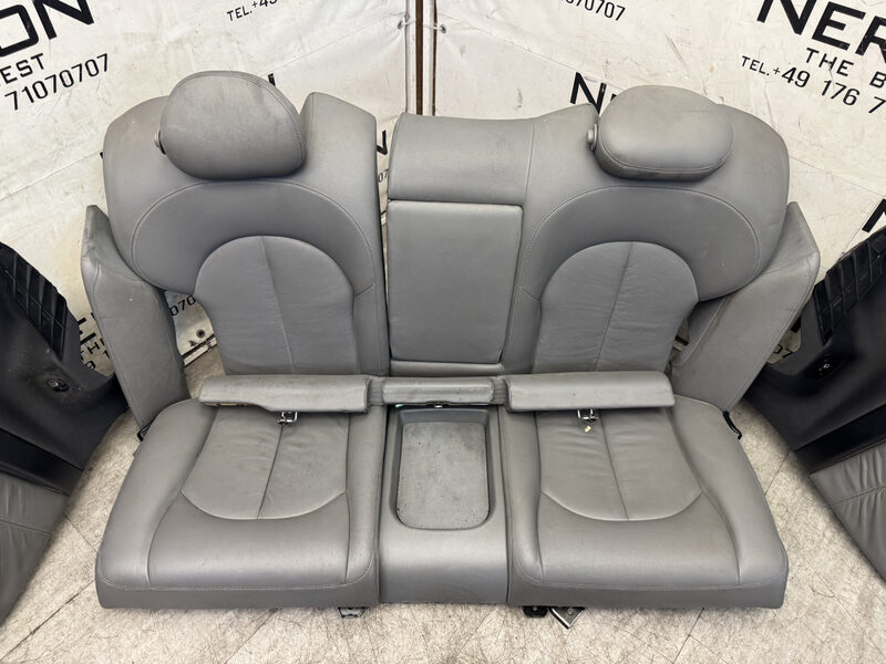 Mercedes CLK W209 Coupe Innenausstattung Ausstattung Sitze Kunstleder Grau Bild 7