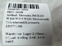 Mercedes 500 R230 W164 W215 W221 Mechatronik Getriebeventilkarosserie 2202702406 Bild 7