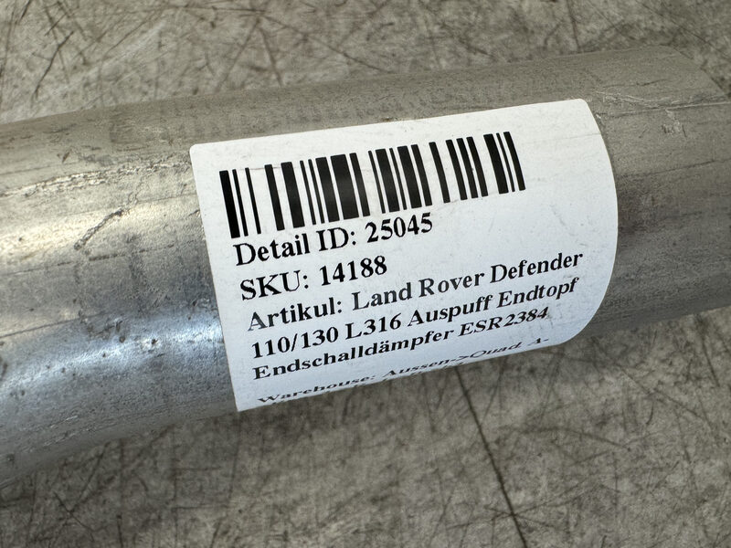 Land Rover Defender 110/130 L316  Auspuff Endtopf Endschalldämpfer ESR2384 Bild 6