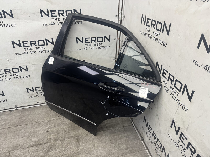 Mercedes E Klasse W212 Limo Tür Hinten Links 197 Obsidian Schwarz Bild 2