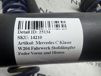 Mercedes C Klasse W204 Fahrwerk Stoßdämpfer Feder Vorne und Hinten Bild 10