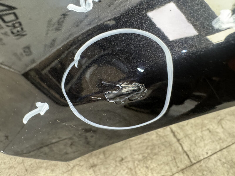 Mercedes CLK W209 Kotflügel Vorne Links 197 Obsidian Schwarz Bild 4