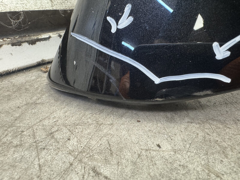 Mercedes CLK W209 Kotflügel Vorne Links 197 Obsidian Schwarz Bild 5