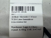 Mercedes C Klasse W204 Limo Innendecor Dekorleisten Set Bild 6