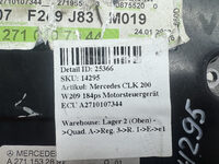 Mercedes CLK 200 W209 184ps Motorsteuergerät ECU A2710107344 Bild 6