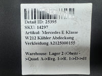 Mercedes E Klasse W212  Kühler Abdeckung Verkleidung A2125000155 Bild 10