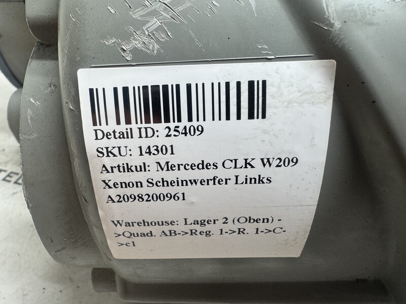Mercedes CLK W209  Xenon Scheinwerfer Links A2098200961 Bild 7