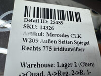 Mercedes CLK W209  Außen Seiten Spiegel Rechts 775 iridiumsilber Bild 6
