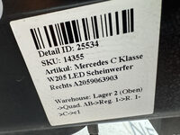 Mercedes C Klasse W205  LED Scheinwerfer Links A2059063903 Bild 7