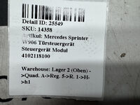 Mercedes Sprinter W906  Türsteuergerät Steuergerät Modul  4102118100 Bild 5