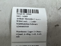 Mercedes C Klasse W204  Lenkrad Leder Multifunktion  Schwarz A2464603103 Bild 8