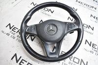 Mercedes C Klasse W205  Lenkrad Leder Multifunktion  Schwarz A0004601803 Bild 1