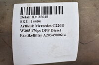 Mercedes C220D W205 170ps  DPF Diesel Partikelfilter A2054900614 Bild 6