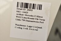 Mercedes E Klasse W212 Limo/Kombi Tür Vorne Links 799 Diamantweiss Perl Bild 6