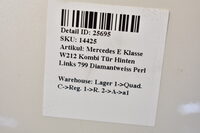 Mercedes E Klasse W212 Kombi Tür Hinten Links 799 Diamantweiss Perl Bild 5