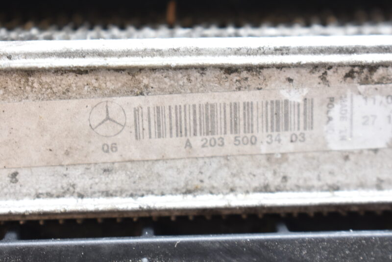Mercedes CLK 320 W209  Kühler Paket Wasser Öl Klima Lüfter Bild 5