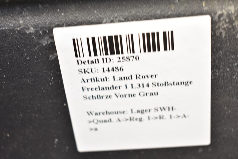 Land Rover Freelander 1 L314  Stoßstange Schürze Vorne Grau Bild 7