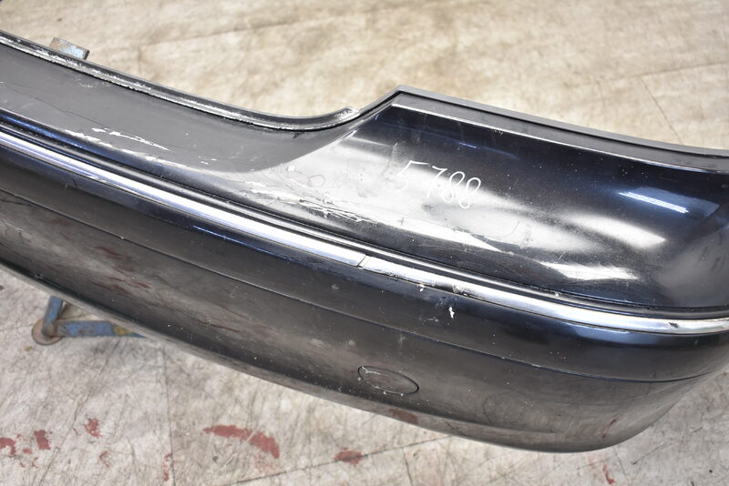 Mercedes CLK W209 Stoßstange Schürze Hinten 197 Obsidian Schwarz Bild 3