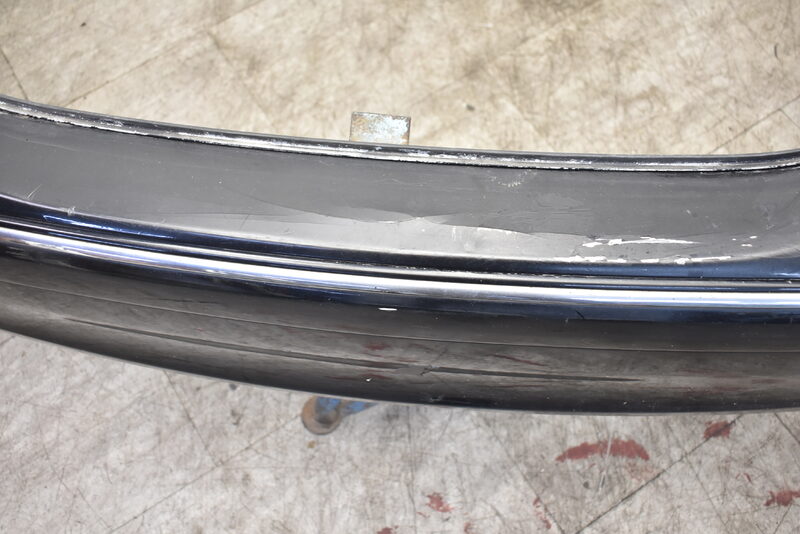 Mercedes CLK W209 Stoßstange Schürze Hinten 197 Obsidian Schwarz Bild 4