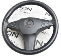 Mercedes C Klasse W204  Lenkrad Leder Multifunktion  Schwarz A2044602703 Bild 1