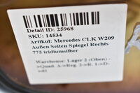Mercedes CLK W209  Außen Seiten Spiegel Rechts 775 iridiumsilber Bild 7