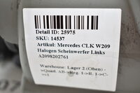 Mercedes CLK W209  Halogen Scheinwerfer Links A2098202761 Bild 6