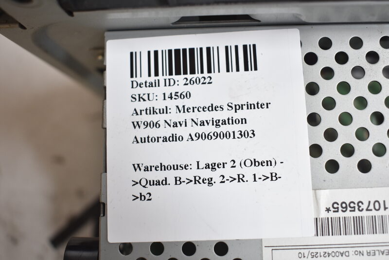 Mercedes Sprinter W906  Navi Navigation Autoradio A9069001303 Bild 5