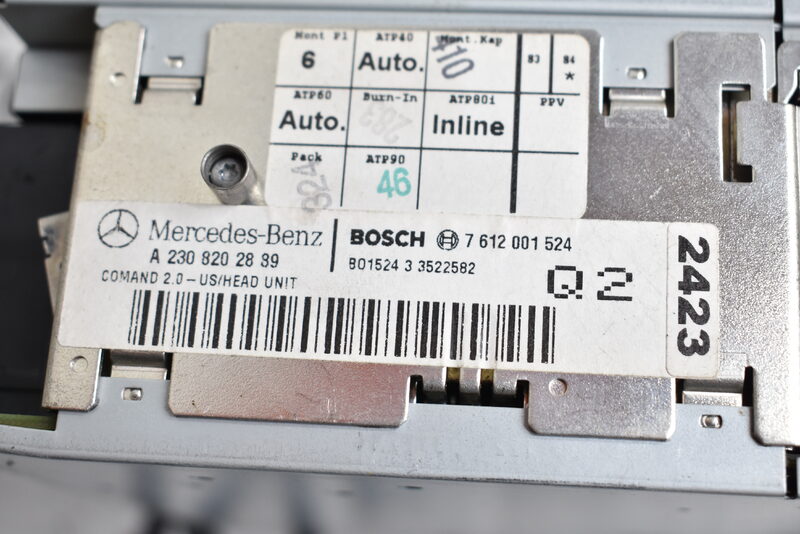Mercedes SL R230  Navi Navigation Autoradio A2308202889 Bild 6