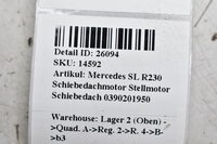 Mercedes SL R230  Schiebedachmotor Stellmotor Schiebedach 0390201950 Bild 7