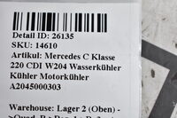 Mercedes C Klasse 220 CDI W204  Wasserkühler Kühler Motorkühler A2045000303 Bild 6