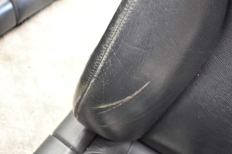 Mercedes CLK W209 Coupe Innenausstattung Ausstattung Sitze Leder Schwarz Bild 8