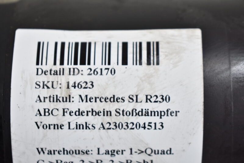 Mercedes SL R230 ABC Federbein Stoßdämpfer Vorne Links A2303204513 Bild 6