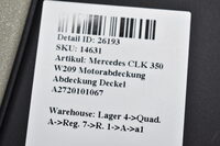 Mercedes CLK 350 W209  Motorabdeckung Abdeckung Deckel A2720101067 Bild 4