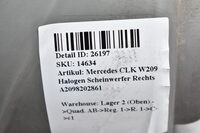 Mercedes CLK W209  Halogen Scheinwerfer Rechts A2098202861 Bild 6