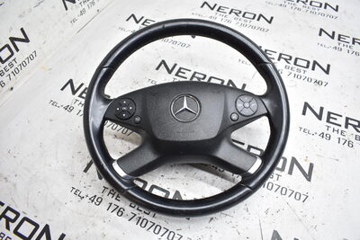 Mercedes E Klasse W212  Lenkrad Leder Multifunktion  Schwarz A2124600303