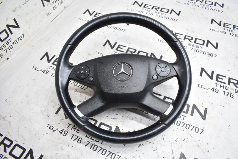 Mercedes E Klasse W212  Lenkrad Leder Multifunktion  Schwarz A2124600303