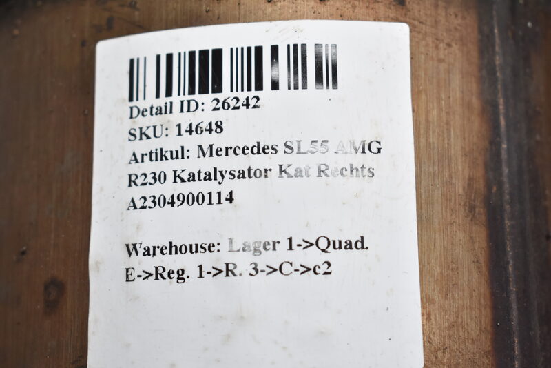 Mercedes SL55 AMG R230  Katalysator Kat Rechts KT A017 A2304900114 Bild 5