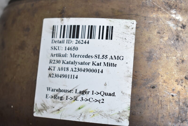 Mercedes SL55 AMG R230  Katalysator Kat Mitte KT A018 A2304900014 A2304901114 Bild 6