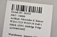 Mercedes E Klasse W211 CLS W219 19 Zoll 1 Stück AMG Alufelge Felge A2194011602 Bild 7