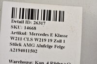 Mercedes E Klasse W211 CLS W219 19 Zoll 1 Stück AMG Alufelge Felge A2194011502 Bild 7