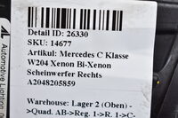 Mercedes C Klasse W204 Xenon Bi-Xenon Scheinwerfer Rechts A2048205859 Bild 7