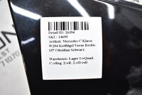 Mercedes C Klasse W204  Kotflügel Vorne Rechts 197 Obsidian Schwarz Bild 6