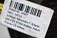 Mercedes C Klasse 200 CDI W204  Kühler Paket Wasser Öl Klima Bild 9