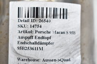Porsche Macan S 95B  Auspuff Endtopf Endschalldämpfer 95B253611M Bild 7