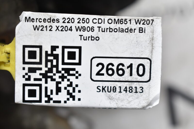 W204 W207 W212 X204 OM ps Turbolader Bi Turbo A6510905780 Bild 6