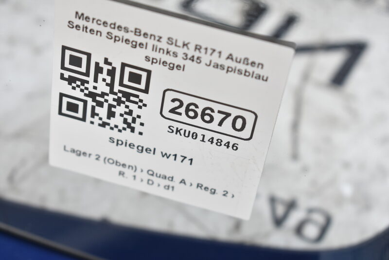 Mercedes-Benz SLK R171  Außen Seiten Spiegel links 345 Jaspisblau spiegel w171 Bild 7