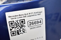 Mercedes-Benz SLK R171 Kotflügel Vorne Links 345 Jaspisblau 345 Jaspisblau Met Bild 8