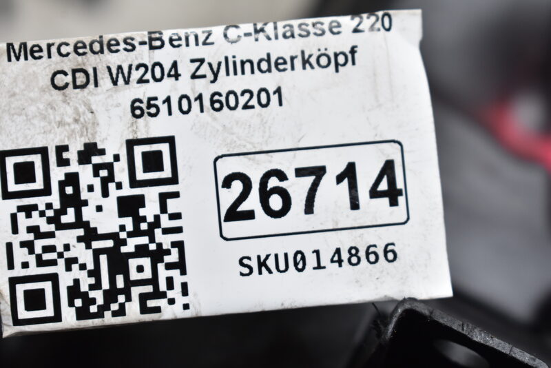 Mercedes-Benz C-Klasse 220 CDI W204  Zylinderköpf  6510160201 Bild 9