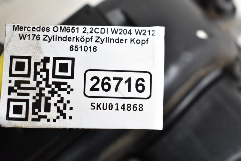 Mercedes OM651 2,2CDI W204 W212 W176 Zylinderköpf  Zylinder Kopf  651016 Bild 11